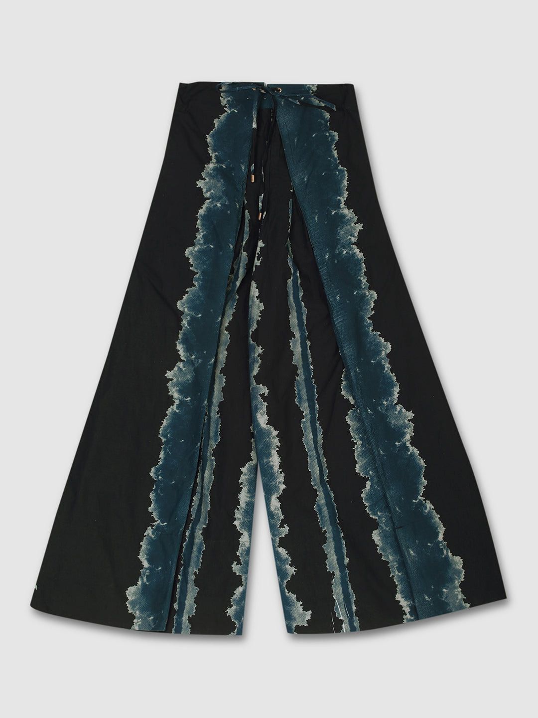 Women Navy Boho Warp Style Pants