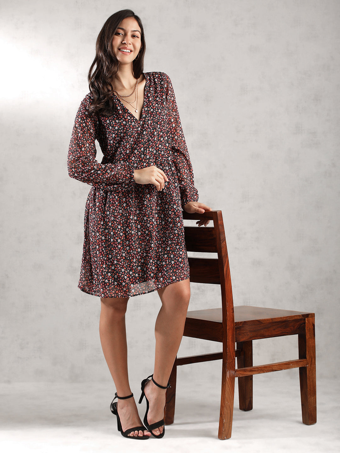 Women Tiny  Floral Printed Dress