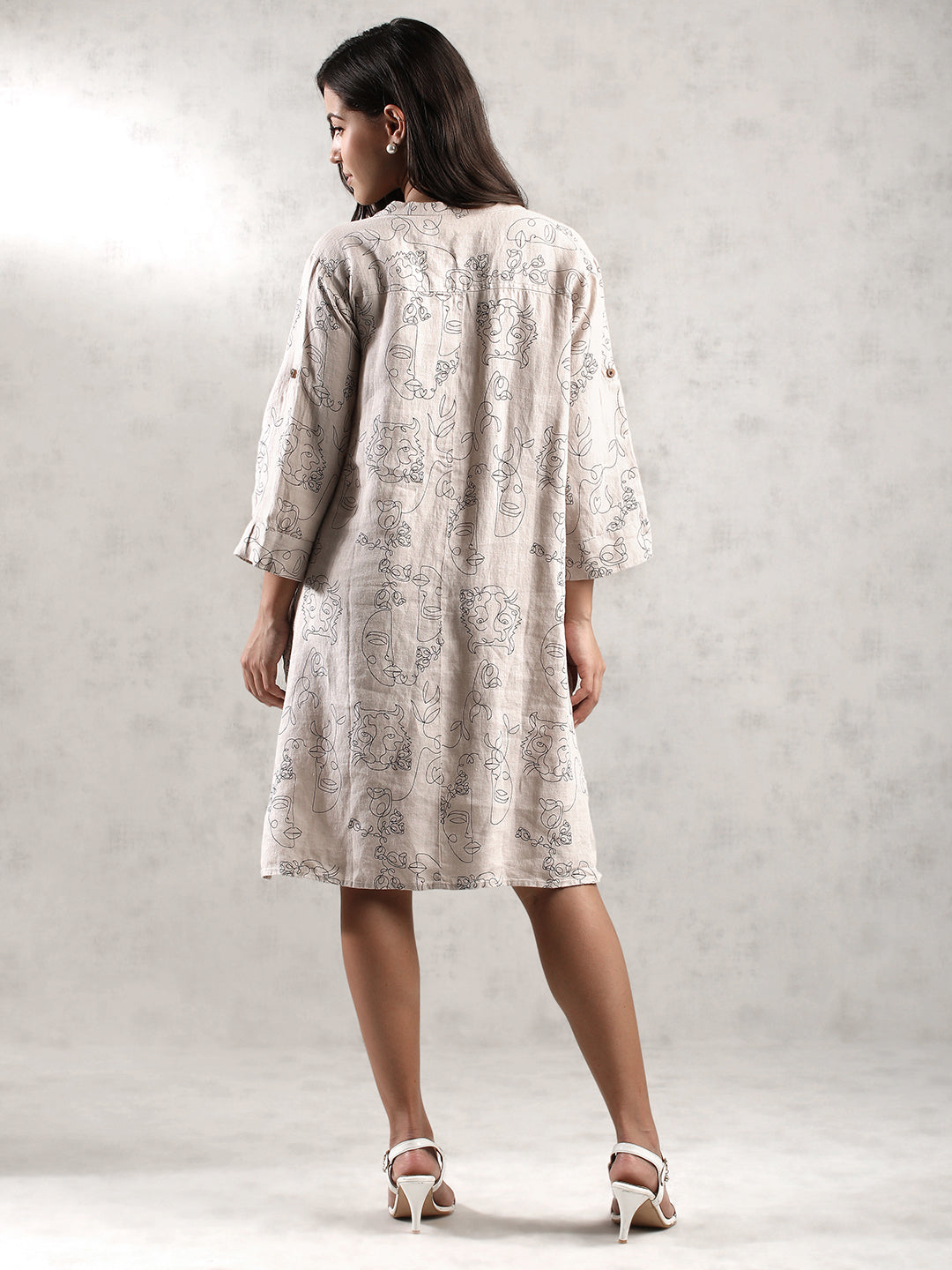 Women Grey Oversize Fit Dress