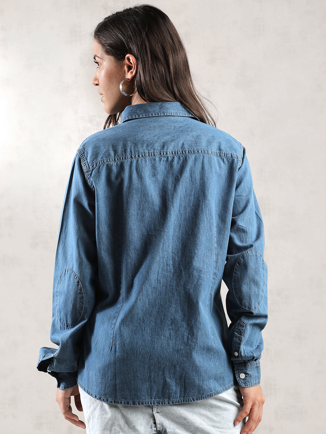 Women Blue Regular Fit Shirt