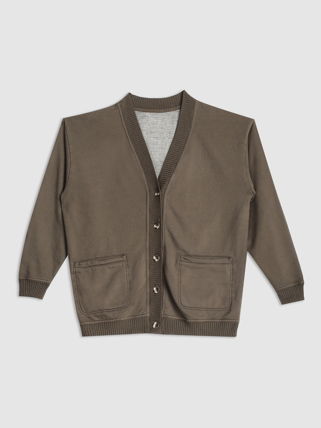 Women Olive Oversize Cardigan