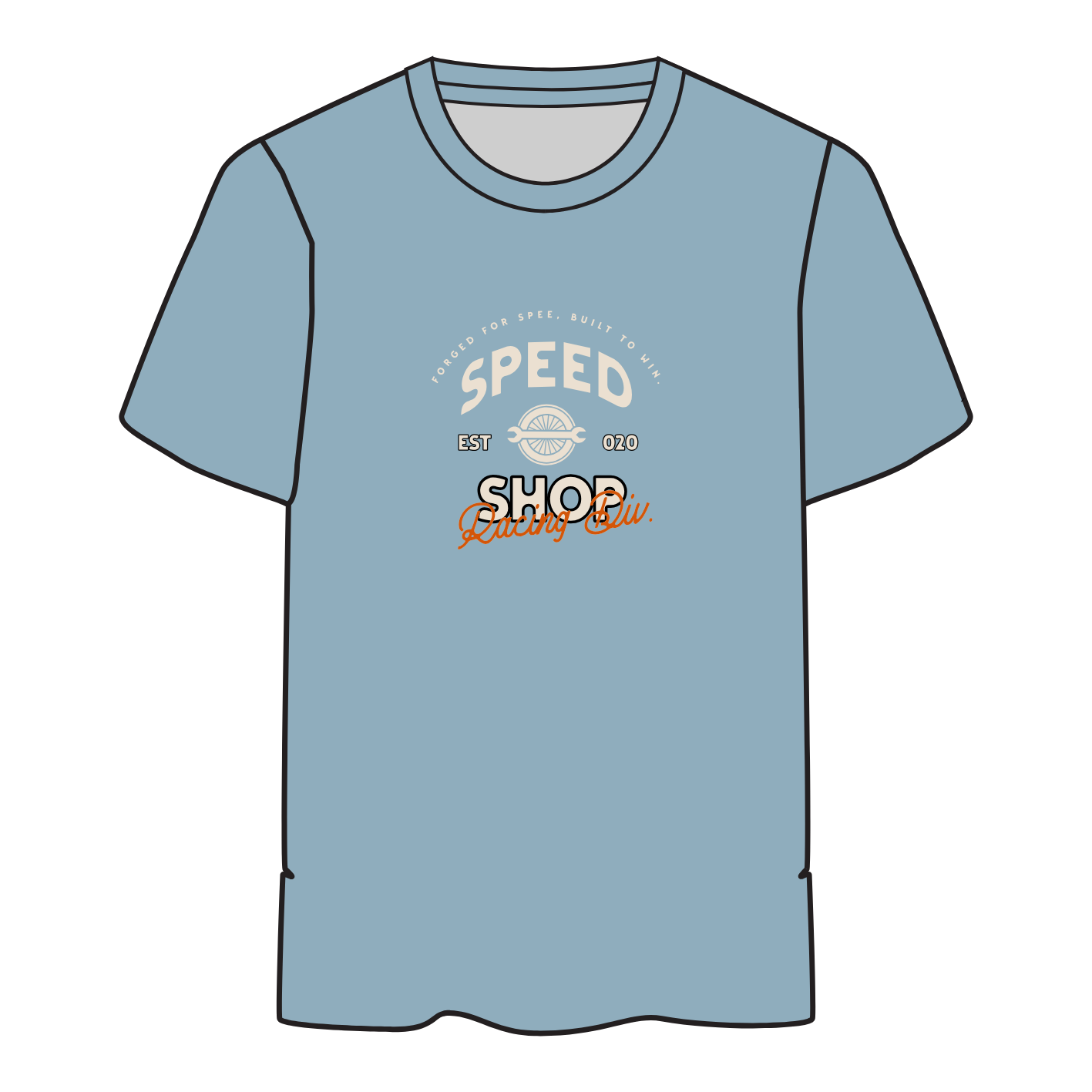 Men Regular Pure Cotton Printed T-Shirt