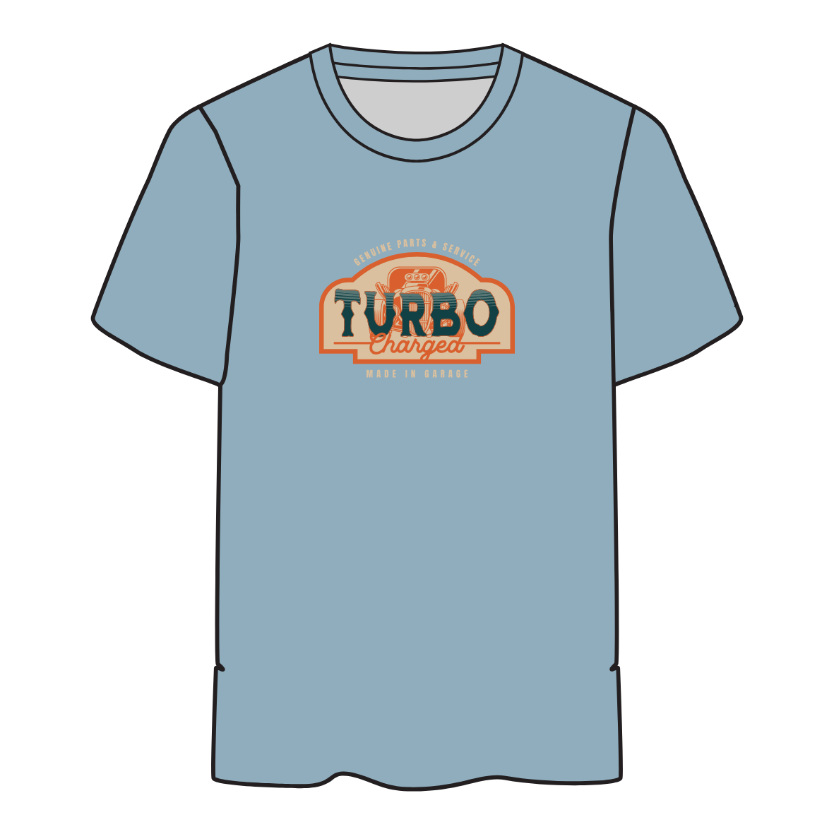 Men Regular Pure Cotton Printed T-Shirt