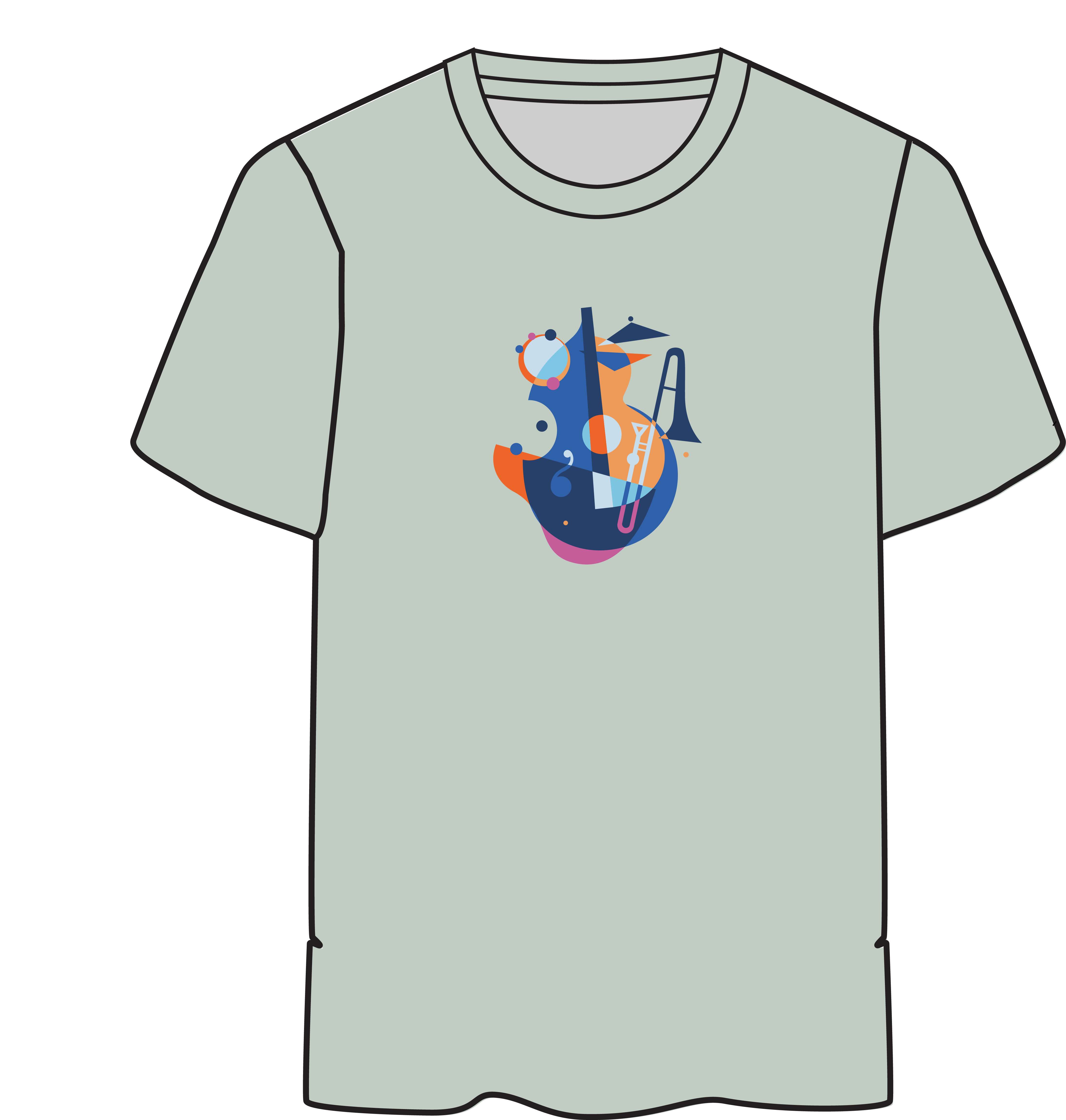 Men Regular Pure Cotton Printed T-Shirt