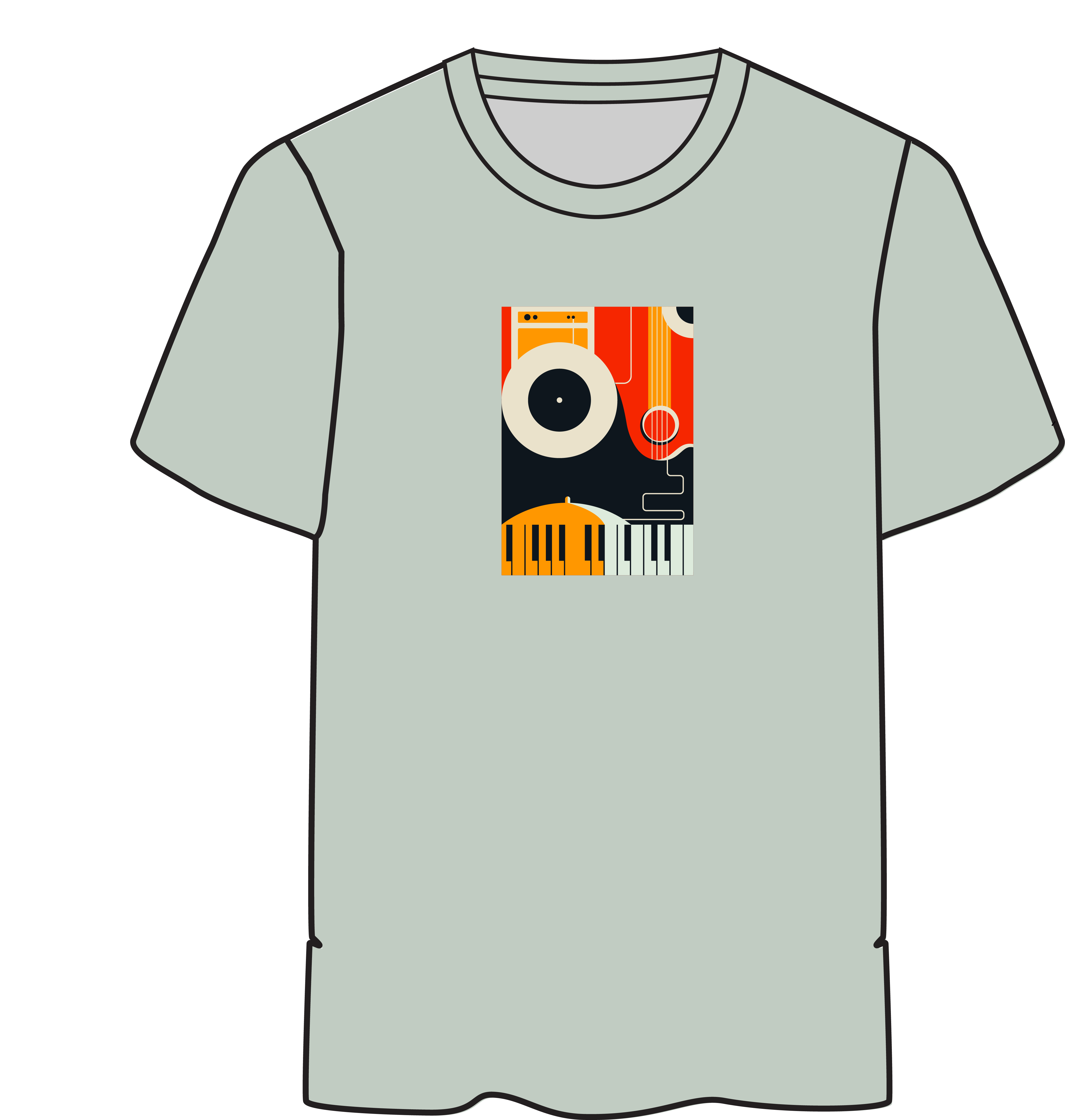 Men Regular Pure Cotton Printed T-Shirt