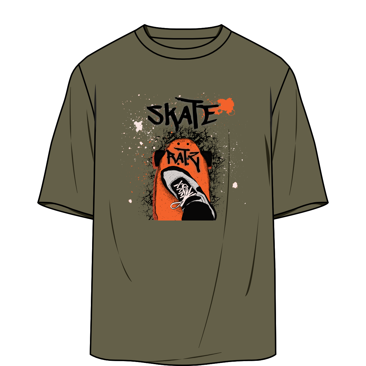 Men Oversized Cotton T-Shirt