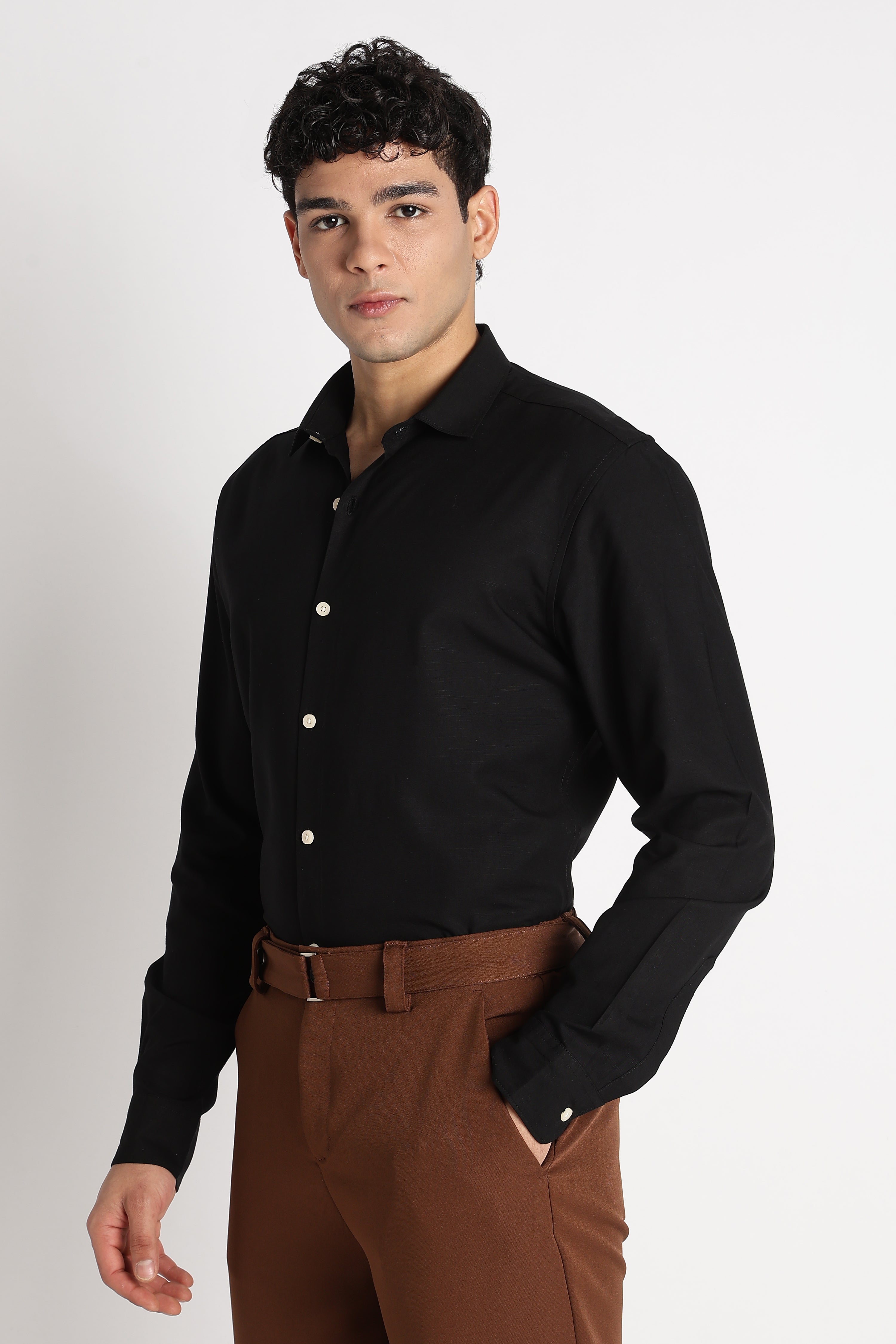 Men Premium Solid Casual Shirt