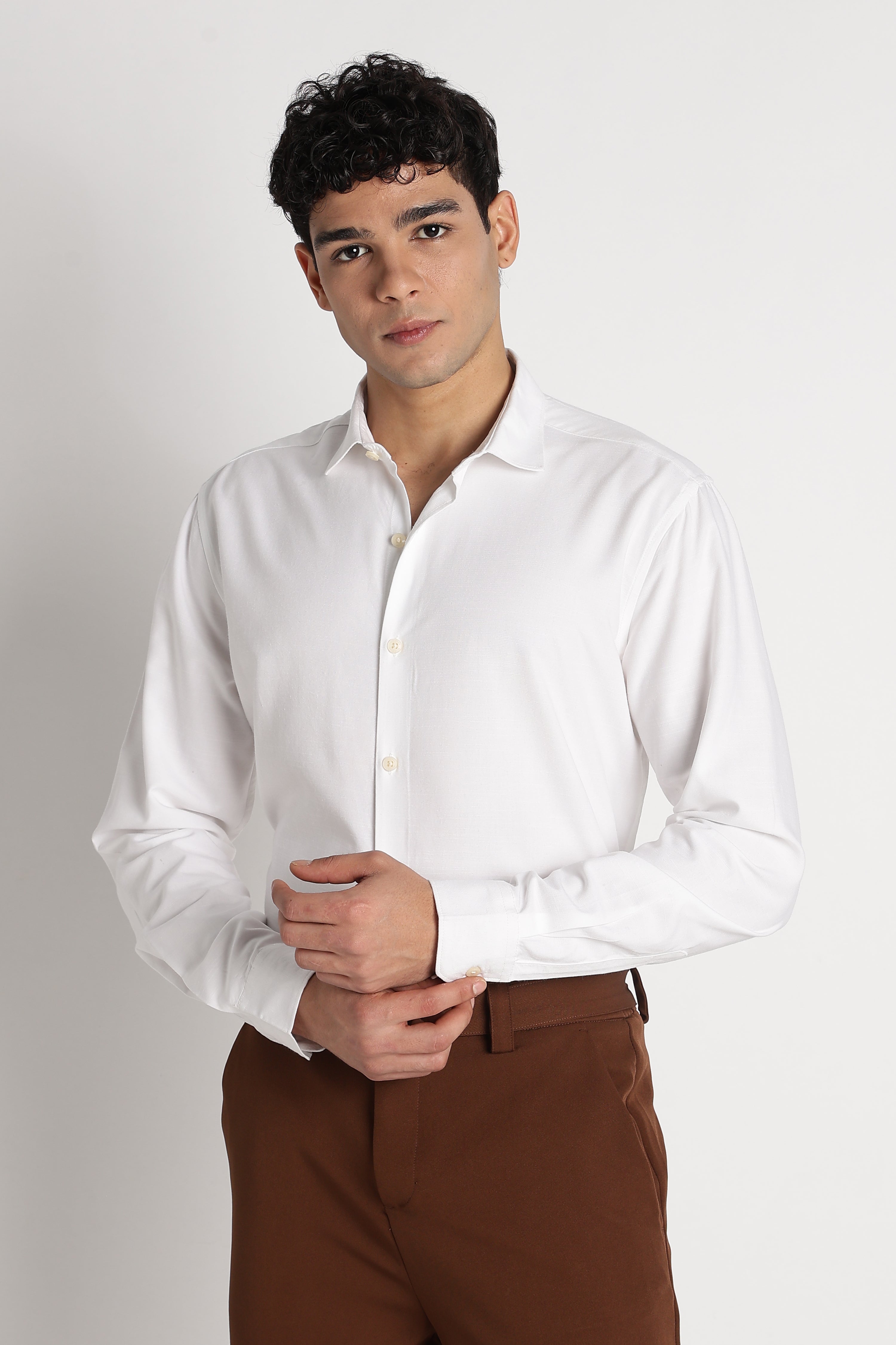 Men Premium Solid Casual Shirt