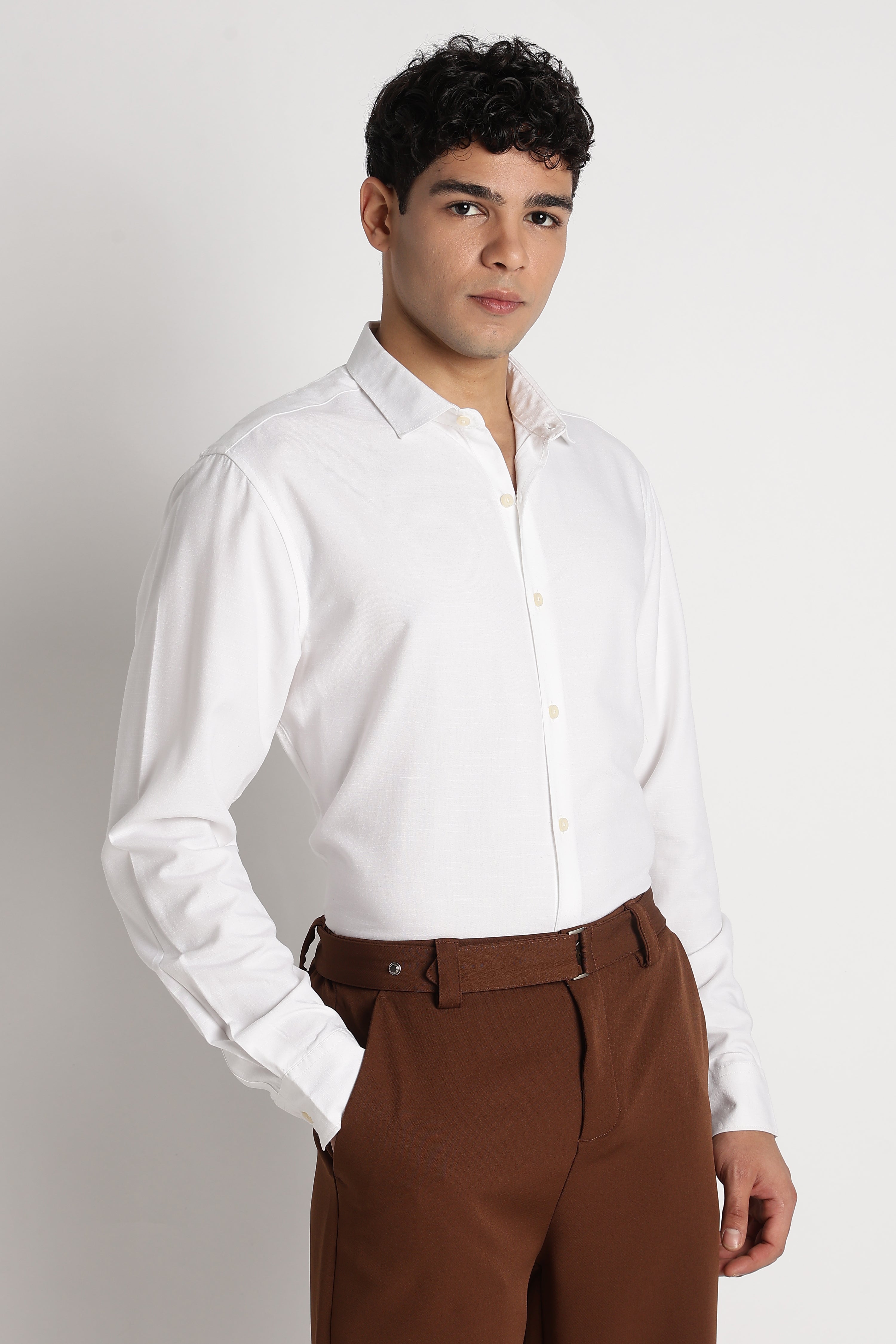 Men Premium Solid Casual Shirt