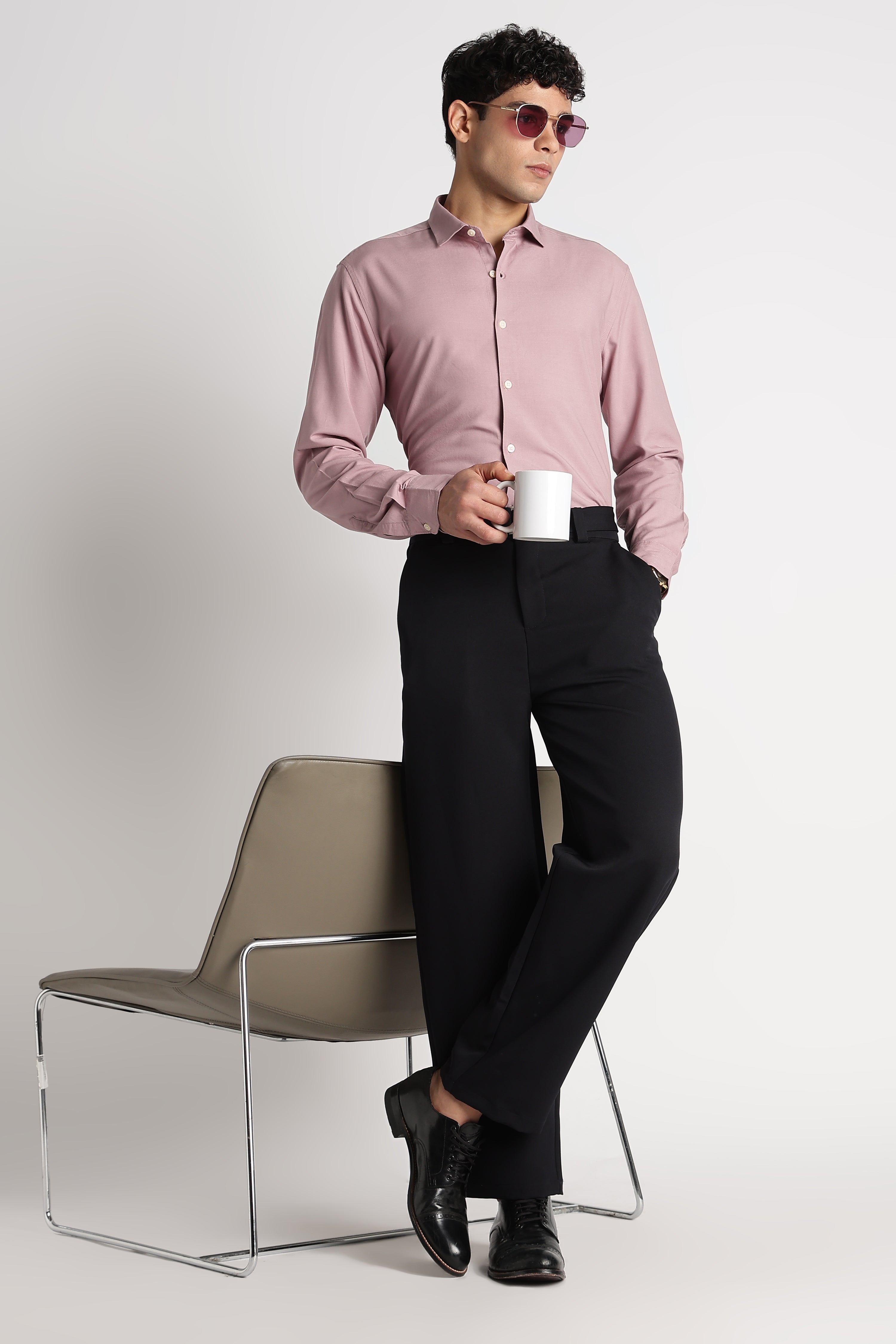 Men Premium Solid Casual Shirt