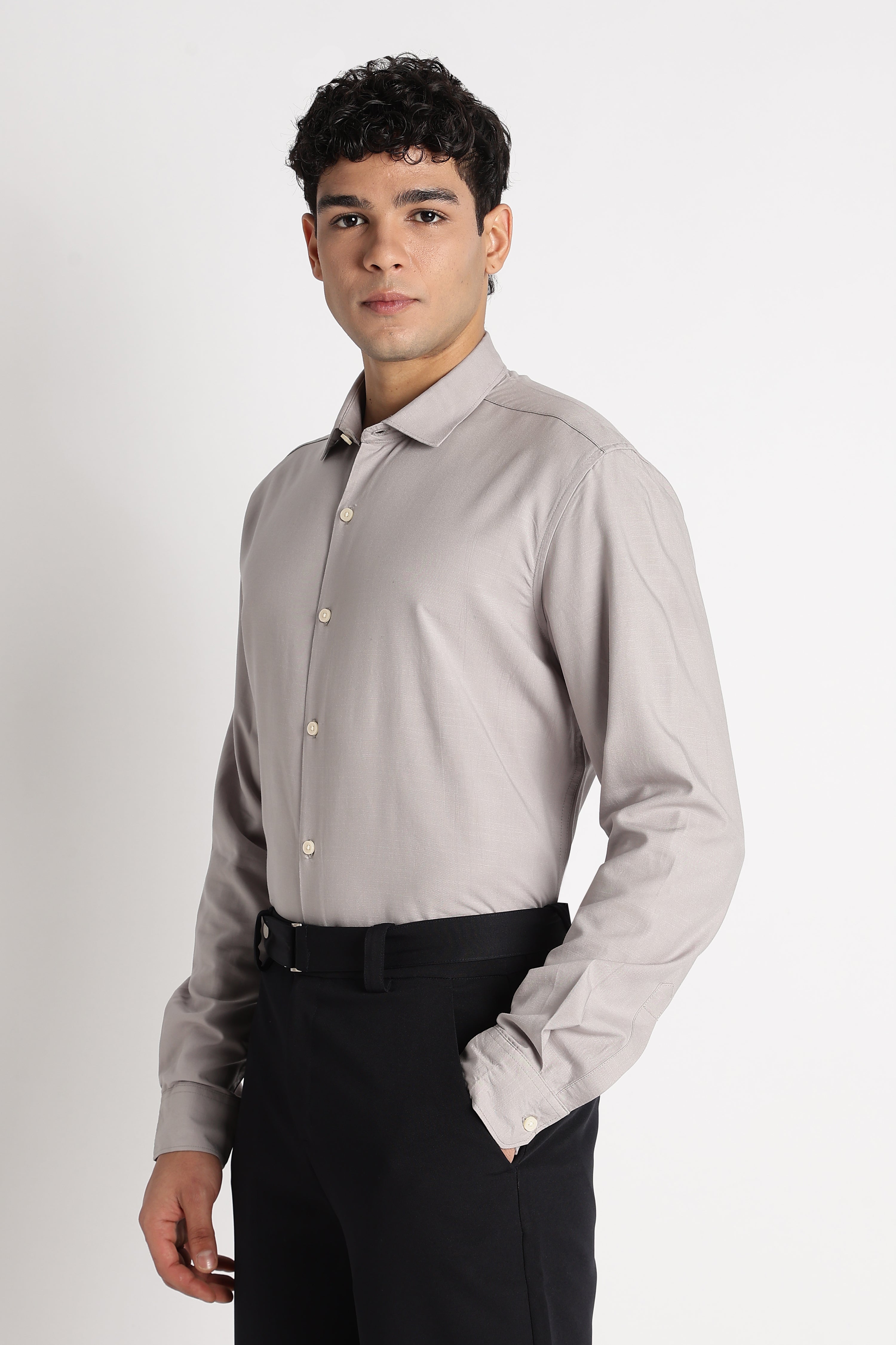 Men Premium Solid Casual Shirt