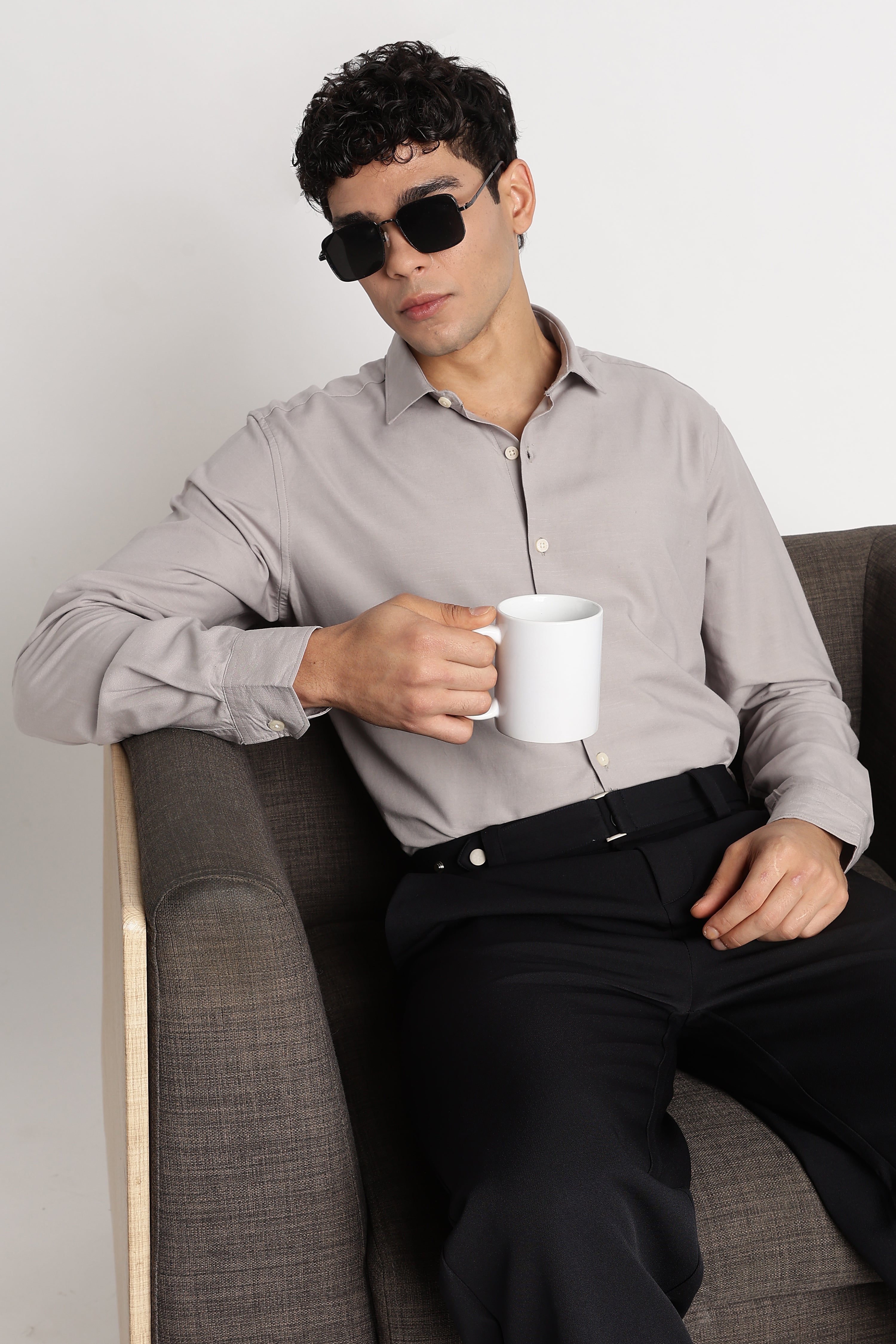 Men Premium Solid Casual Shirt