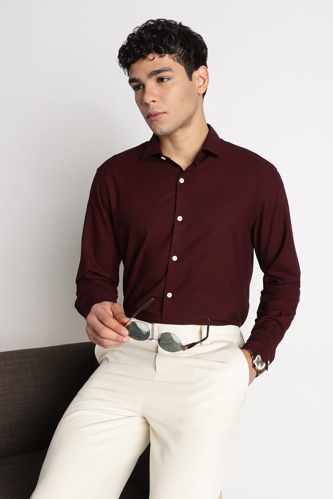 Men Premium Solid Casual Shirt