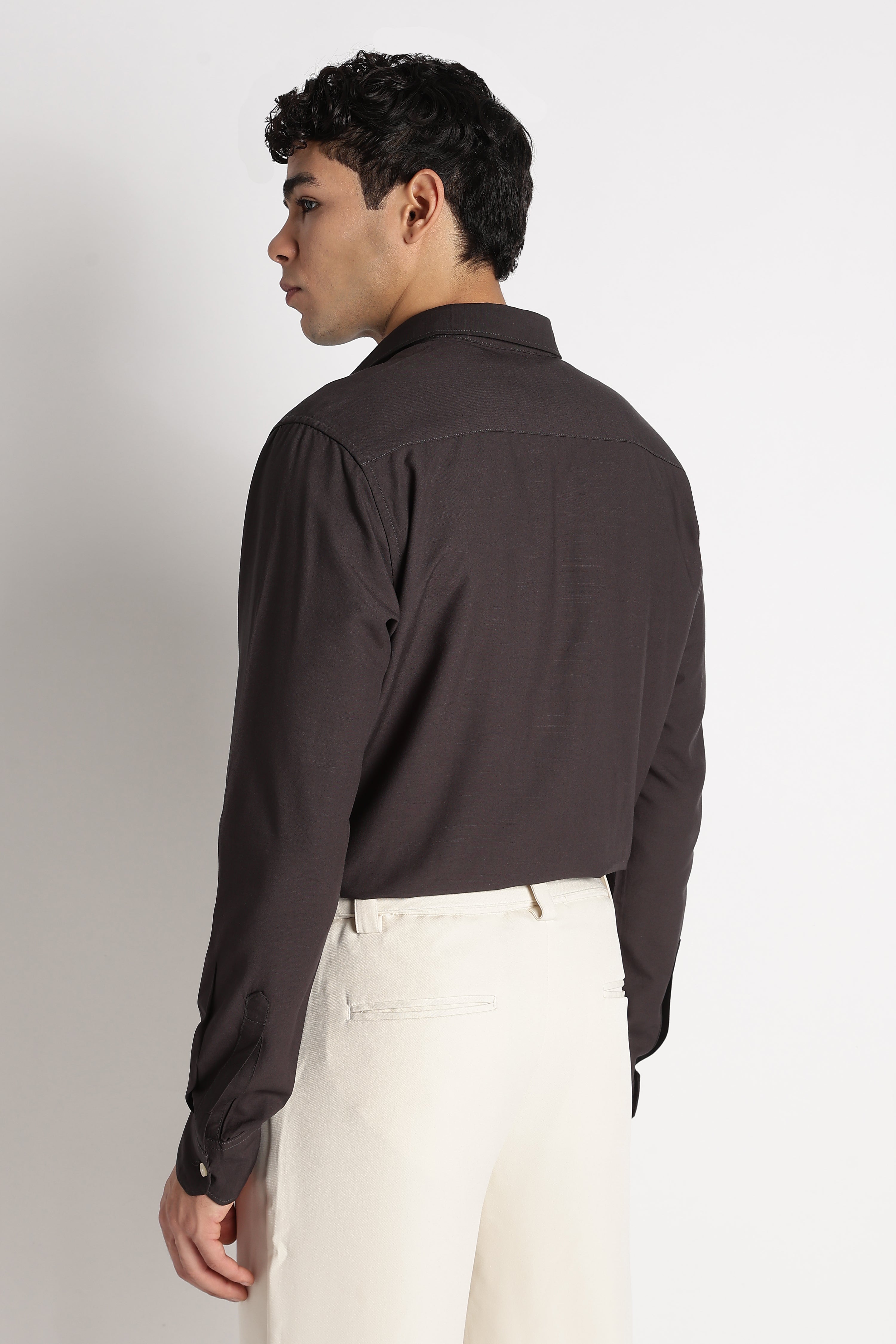 Men Premium Solid Casual Shirt