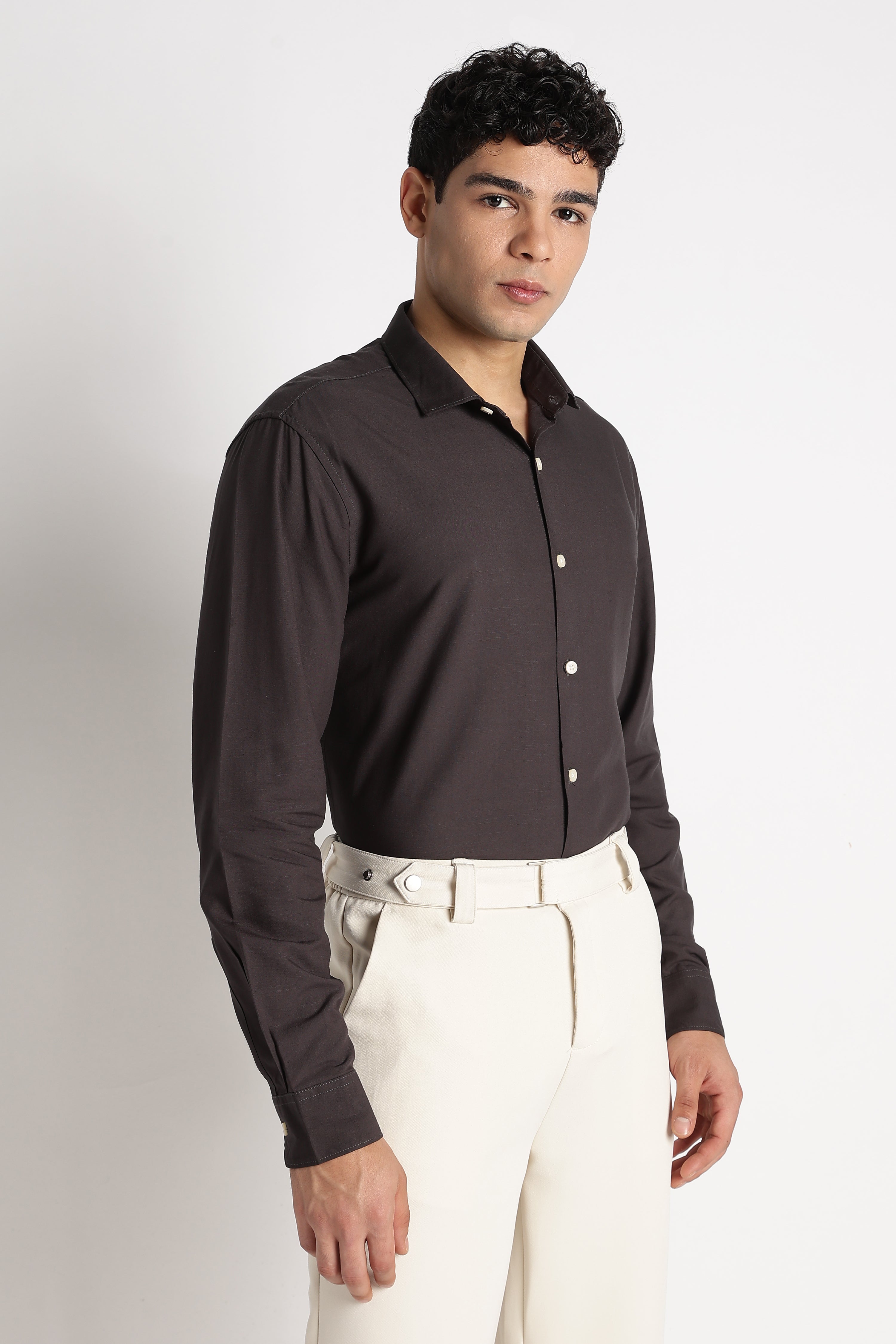 Men Premium Solid Casual Shirt