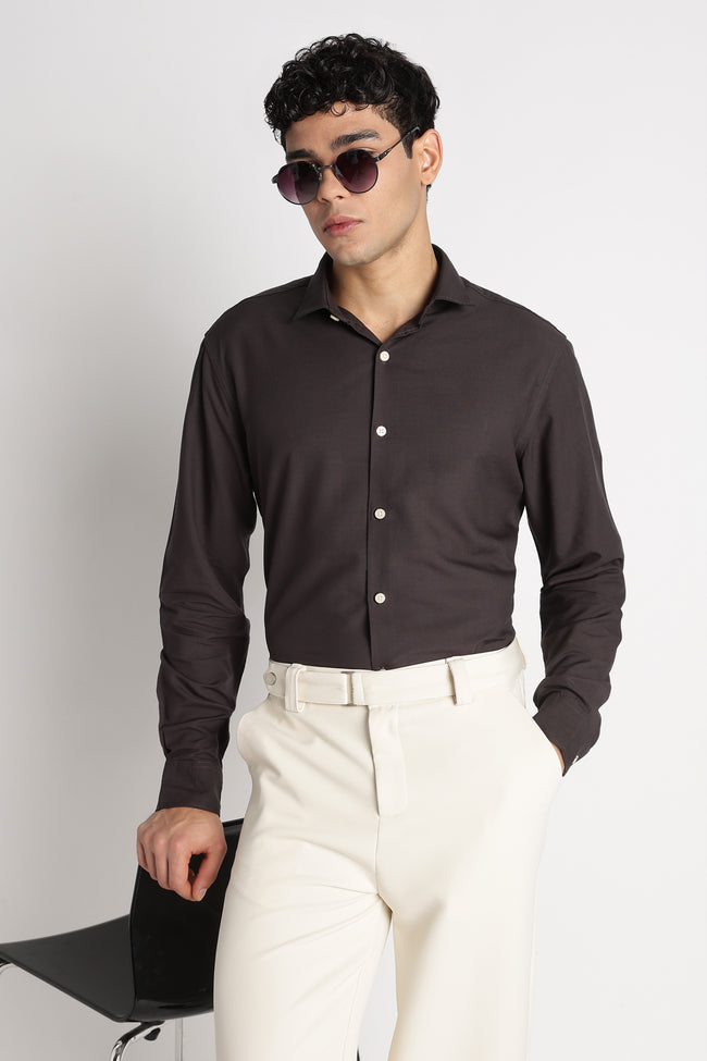 Men Premium Solid Casual Shirt