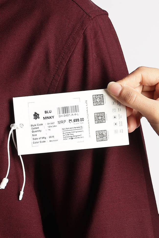 Men Premium Solid Casual Shirt