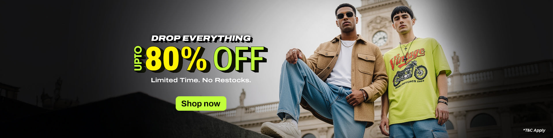 Product promotion banner