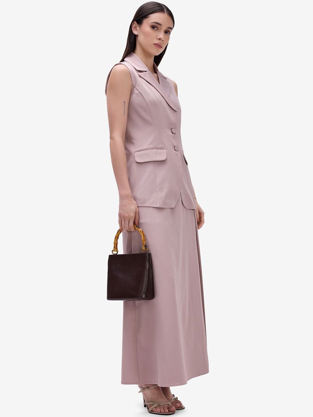Women Peach Blazer