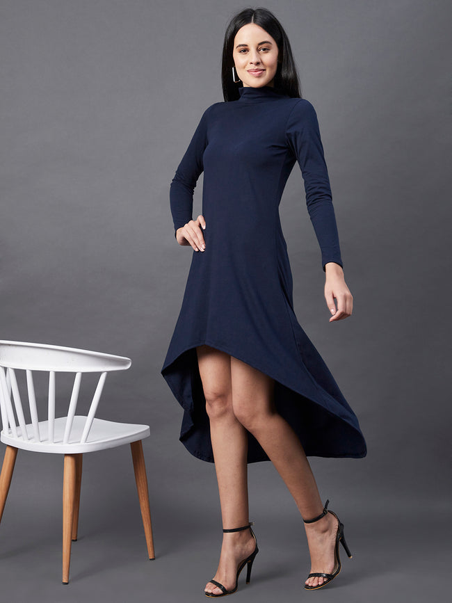 Women Navy Maxi Dress