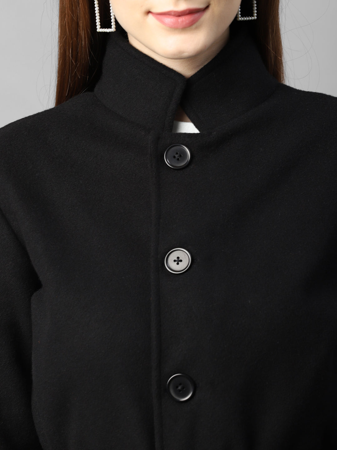 Women Black Overcoat