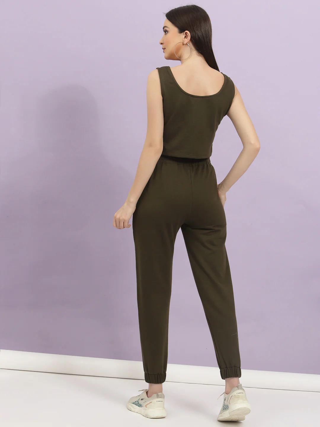 Women Green Terry co-ords