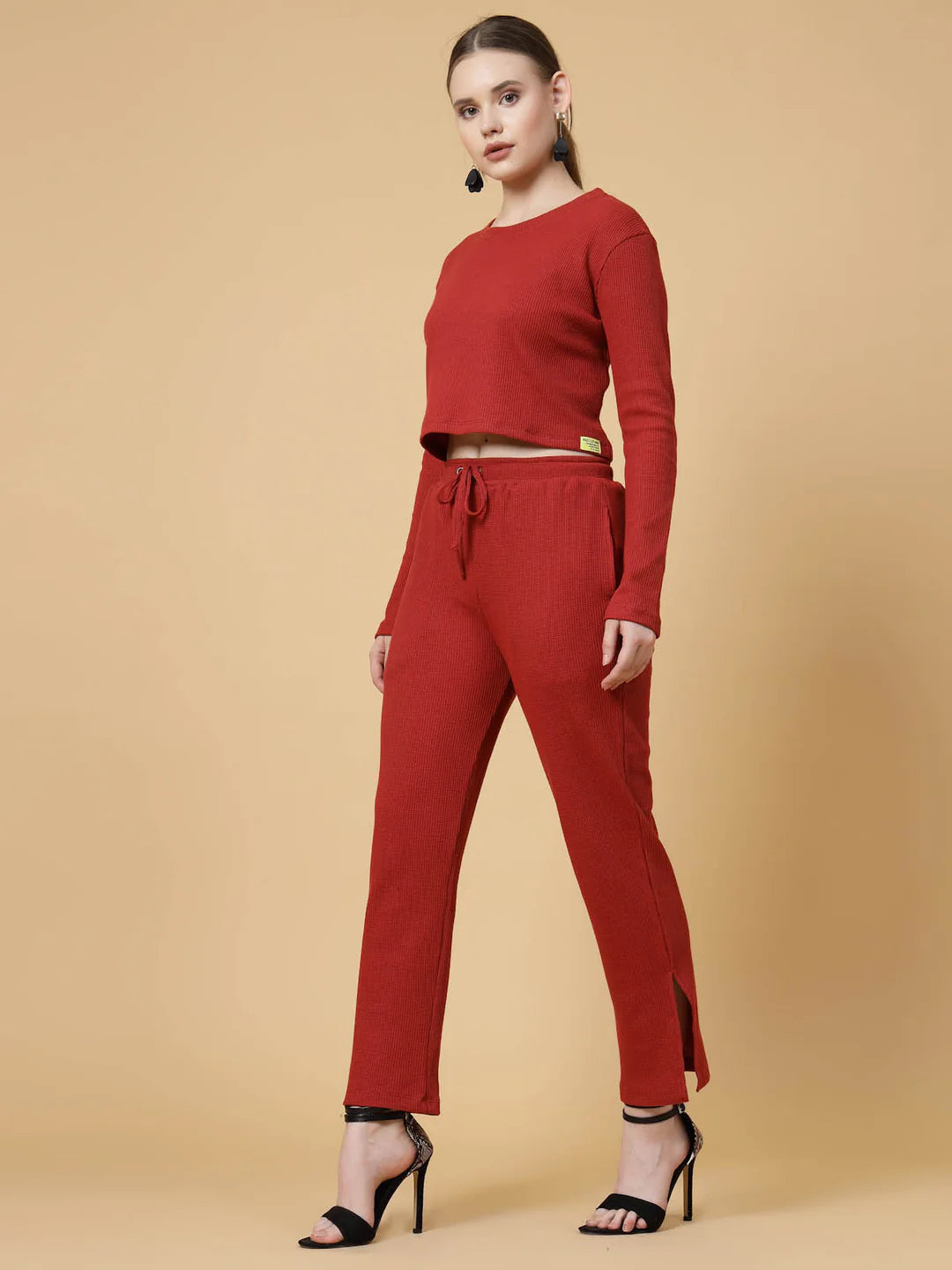 Women Maroon co-ords