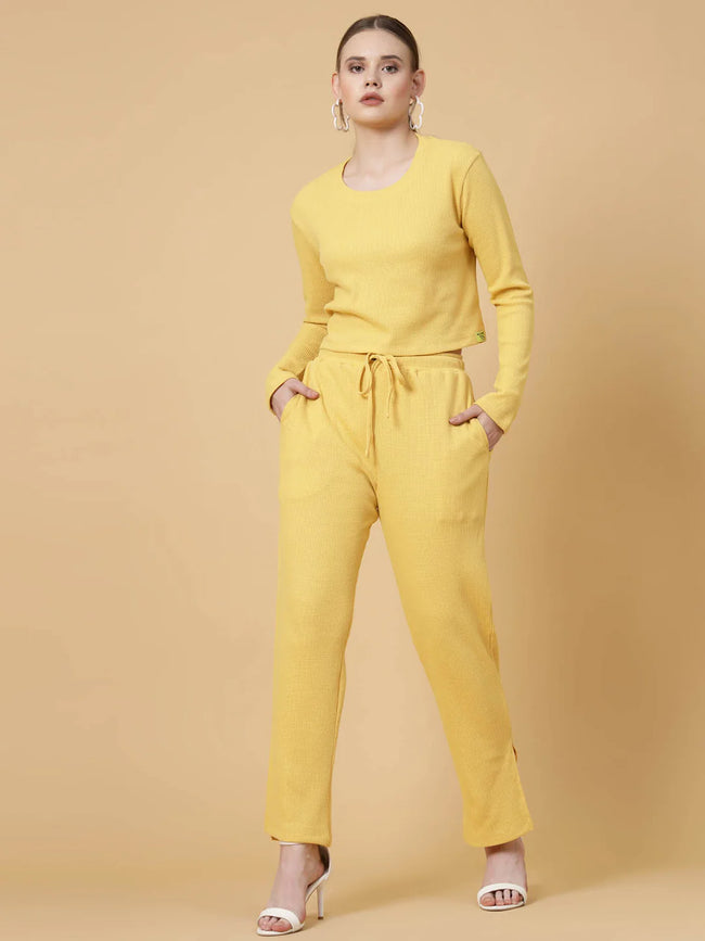 Women Yellow co-ords