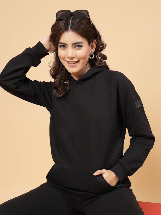 Women Black Oversized co-ords