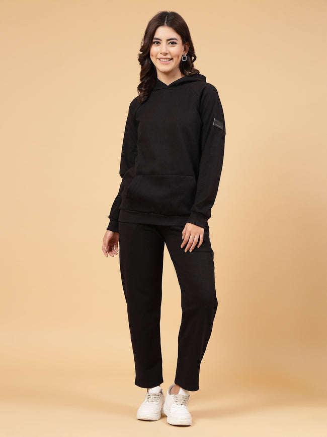 Women Black Oversized co-ords