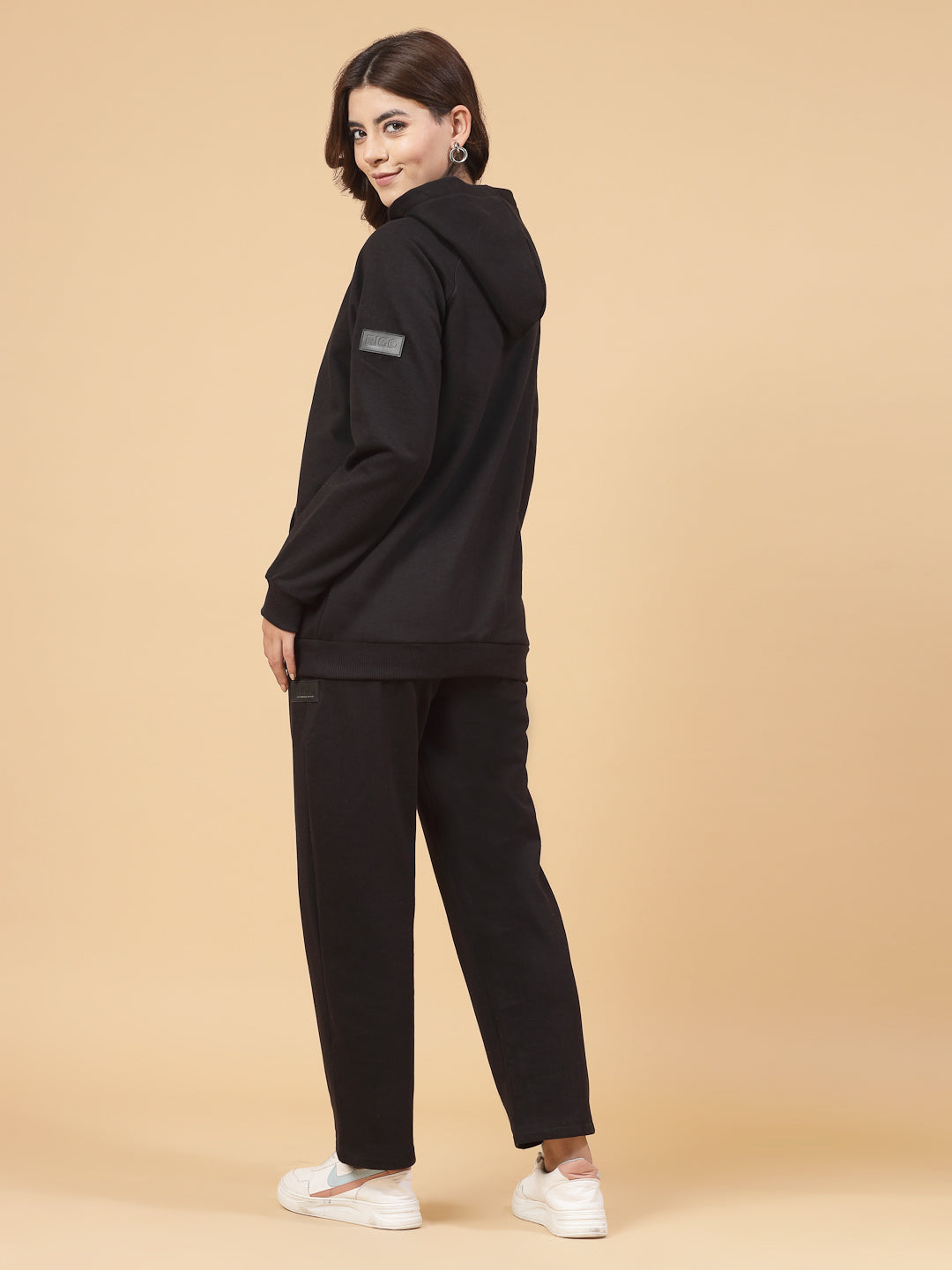 Women Black Oversized co-ords