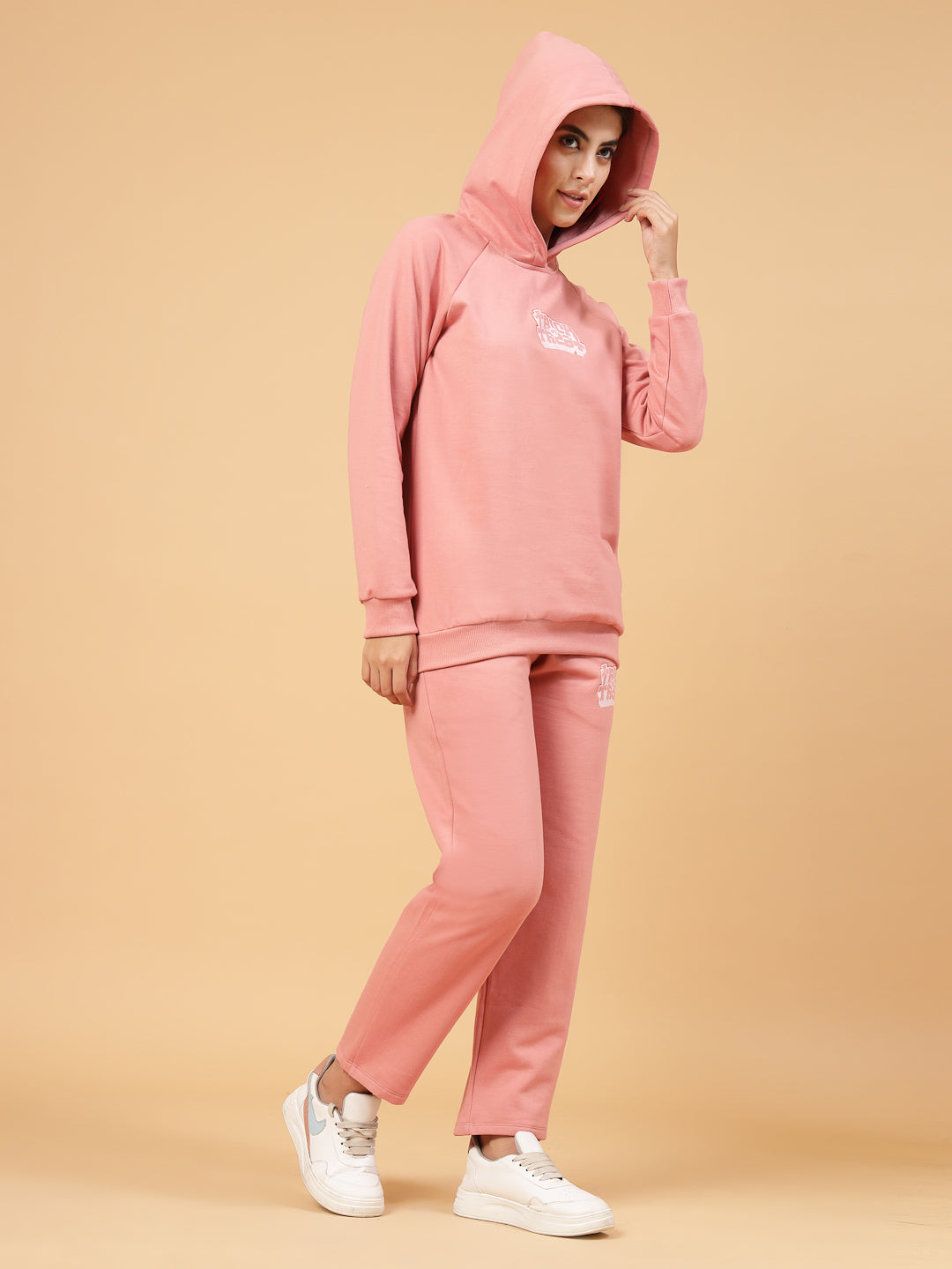 Women Peach Oversized co-ords