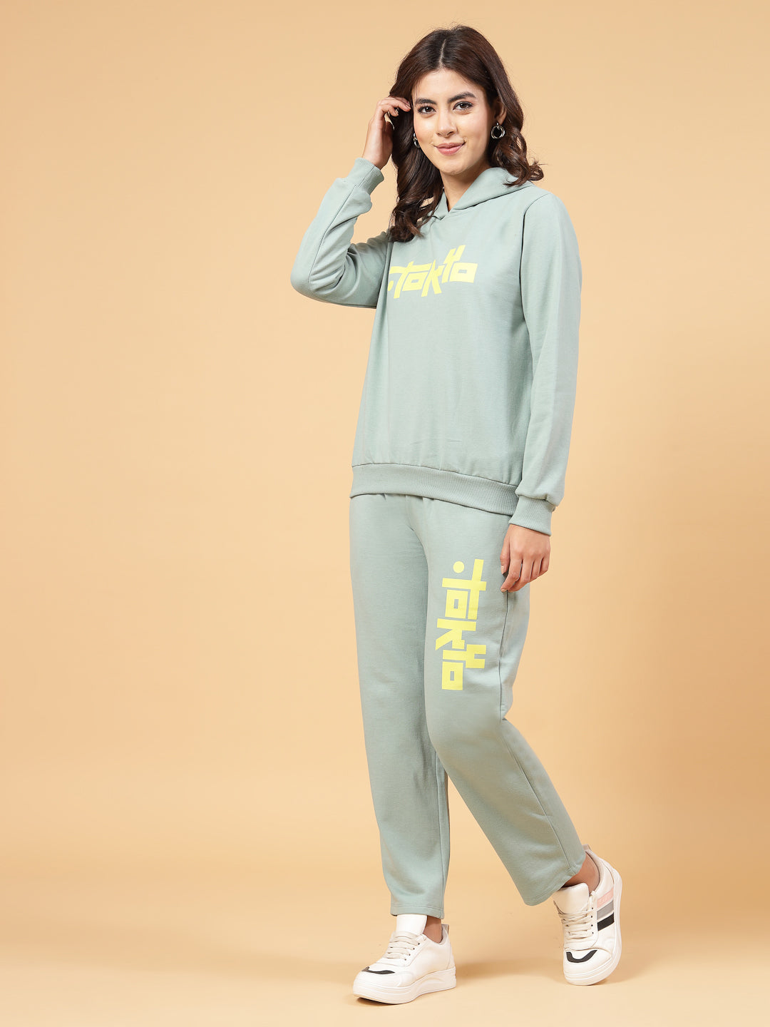 Women Green Oversized co-ords