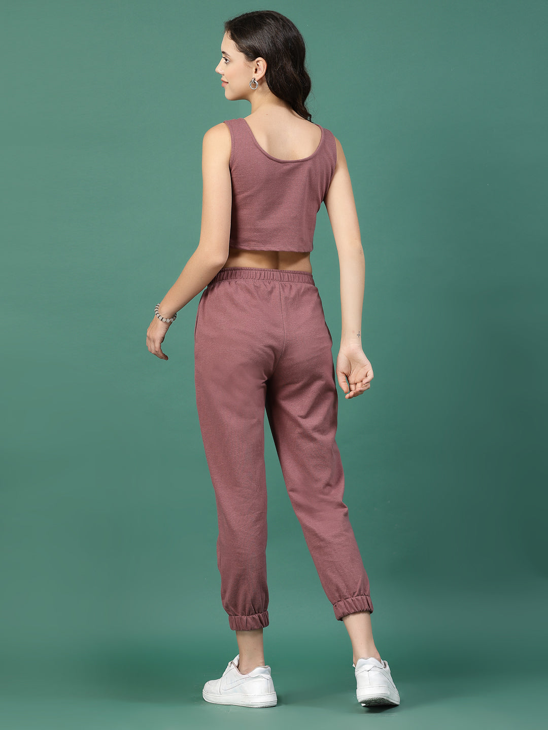 Women Mauve Printed co-ords