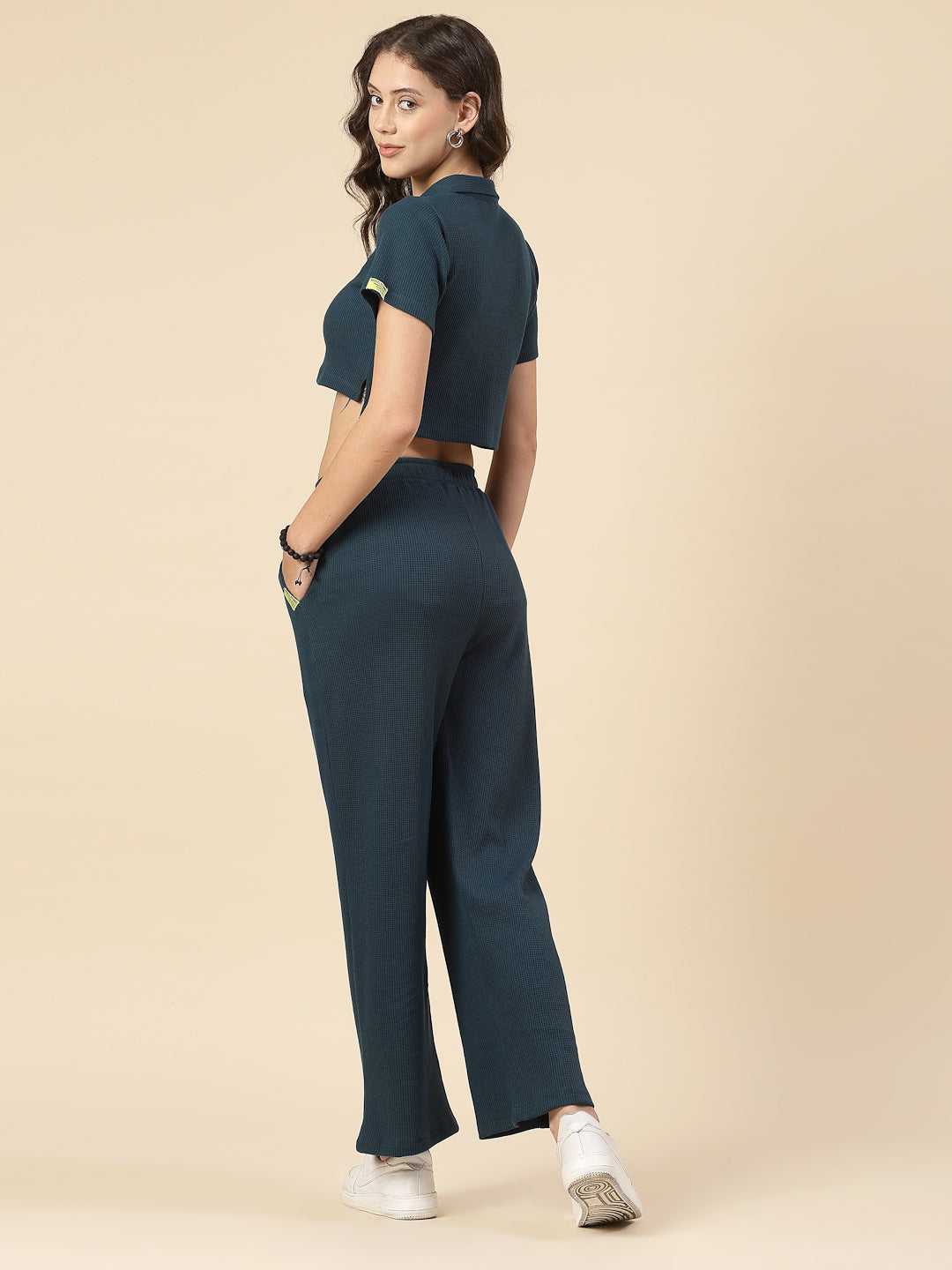 Women Green Regular Fit co-ords