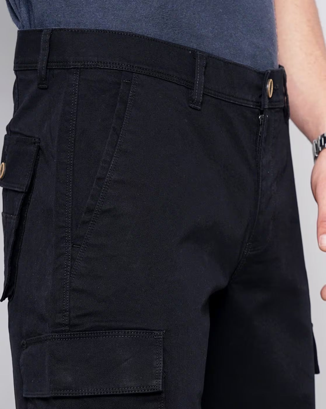 Men Black Shorts