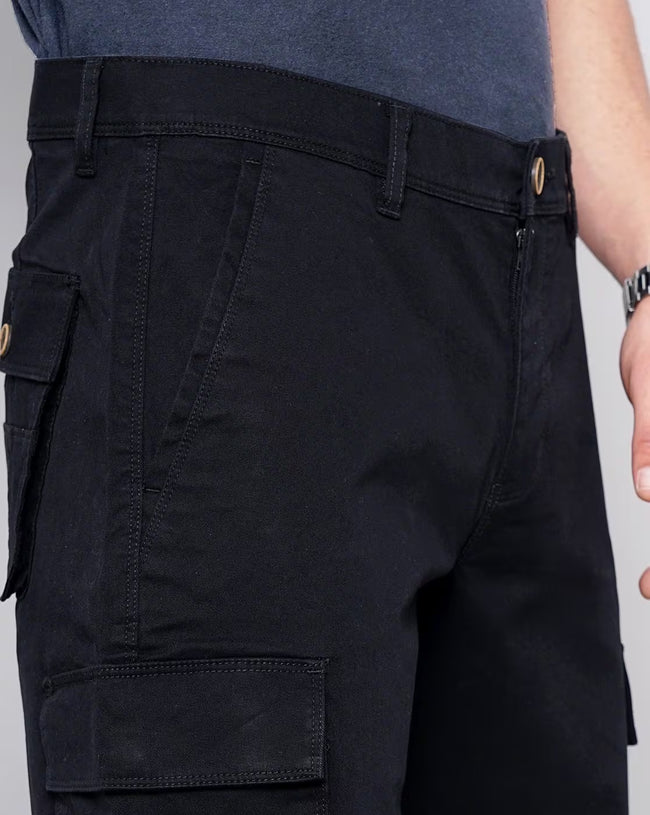 Men Black Shorts