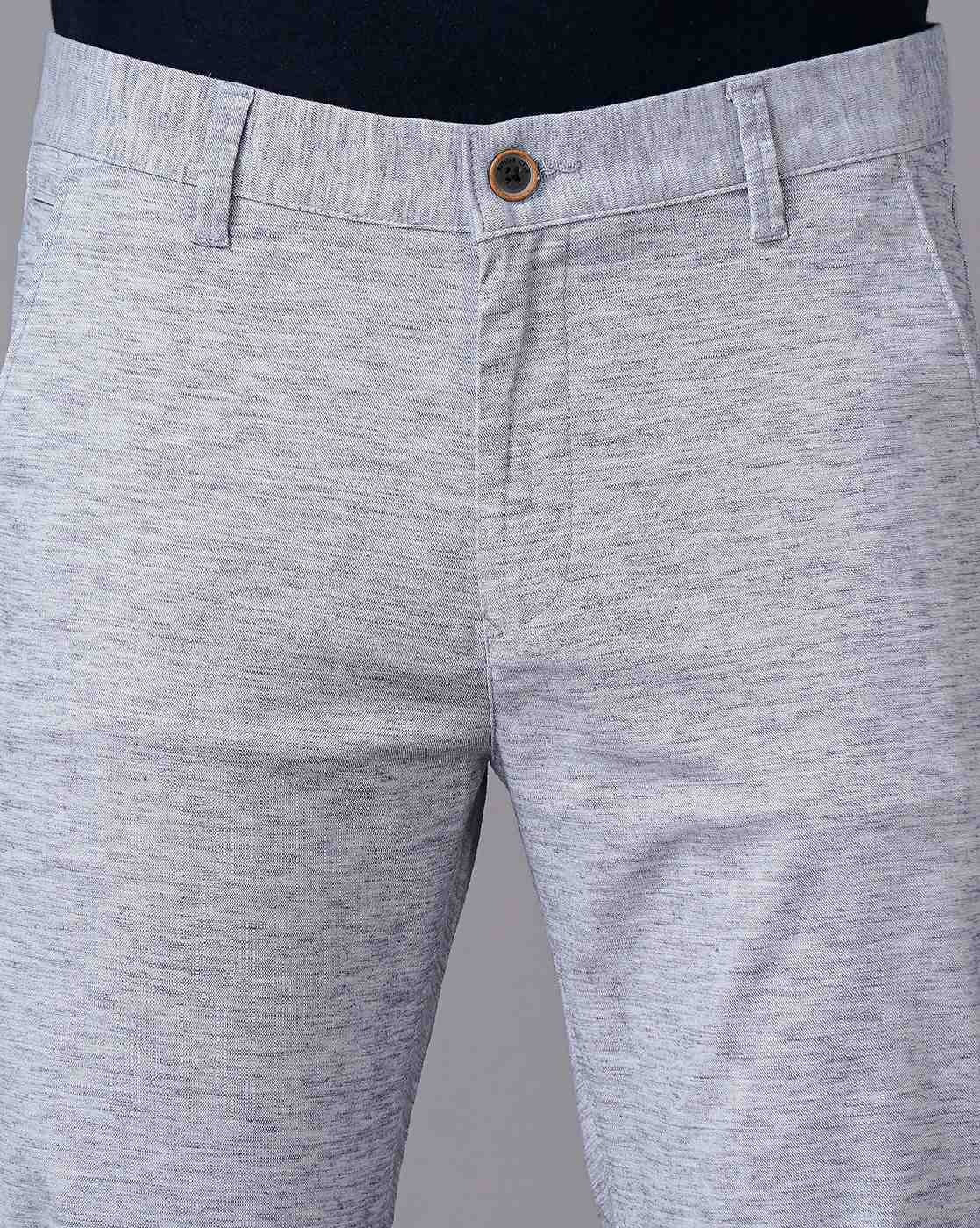Men Grey Trousers