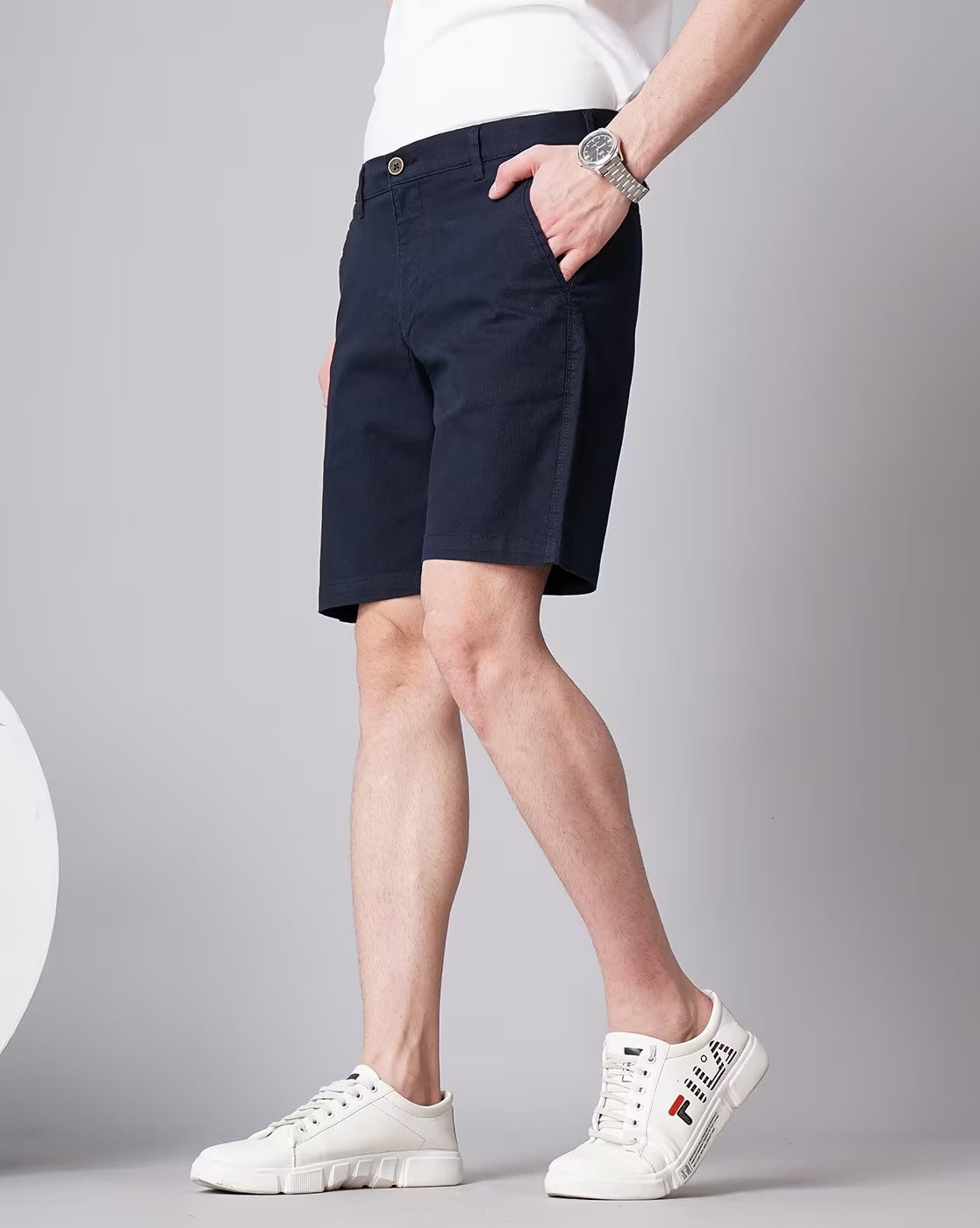 Men Blue Shorts