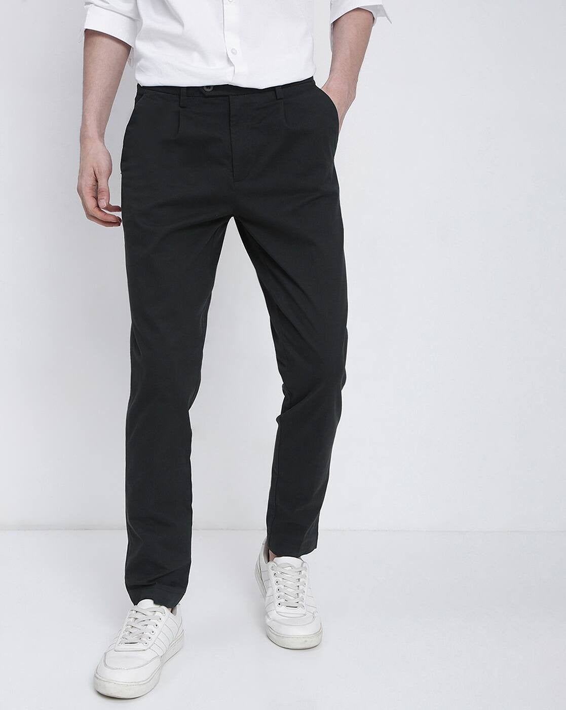 Men Olive Trousers