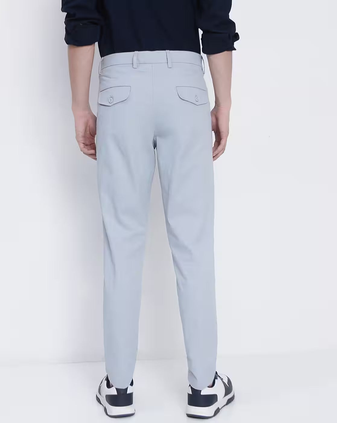 Men Grey Trousers