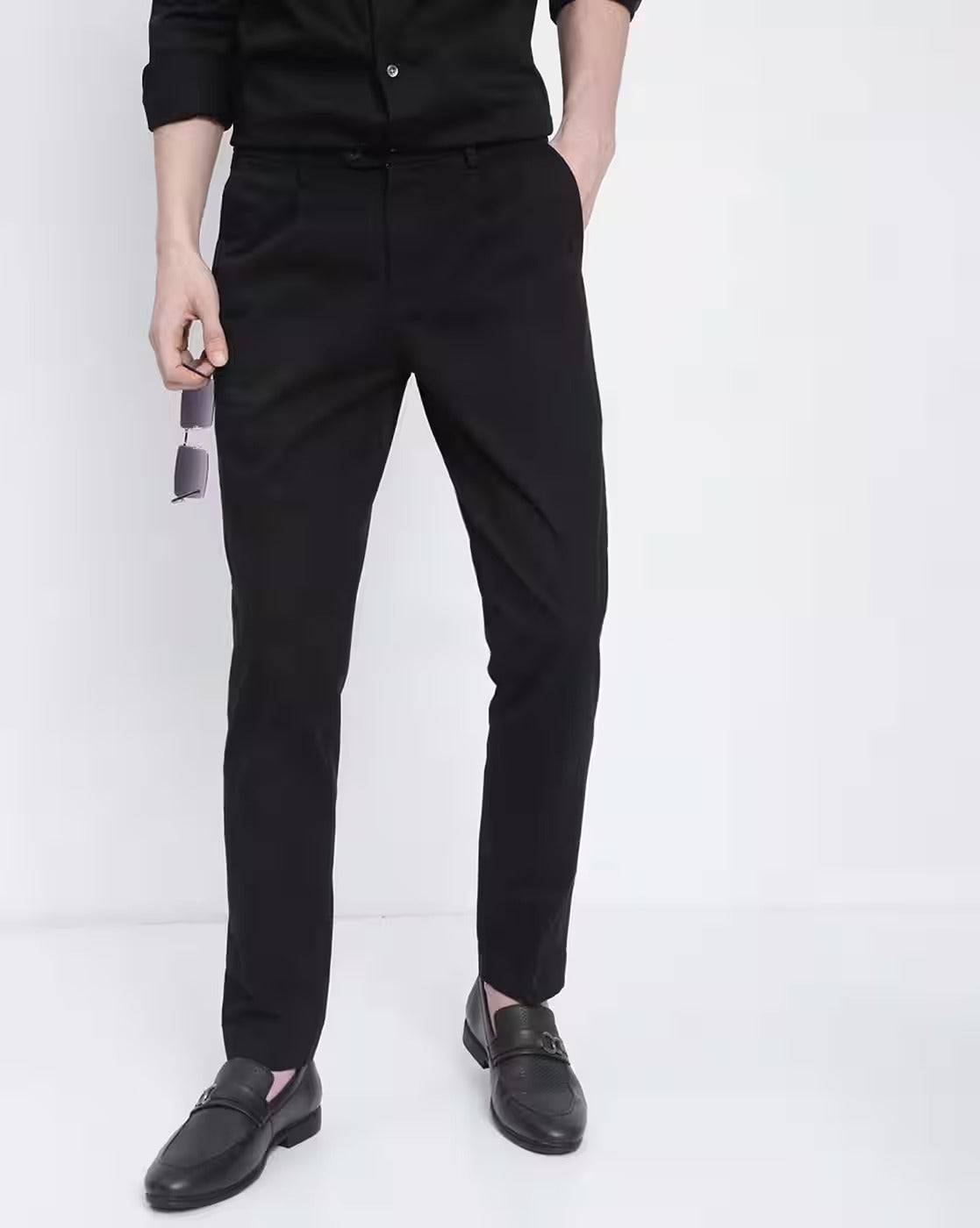 Men Black Trousers