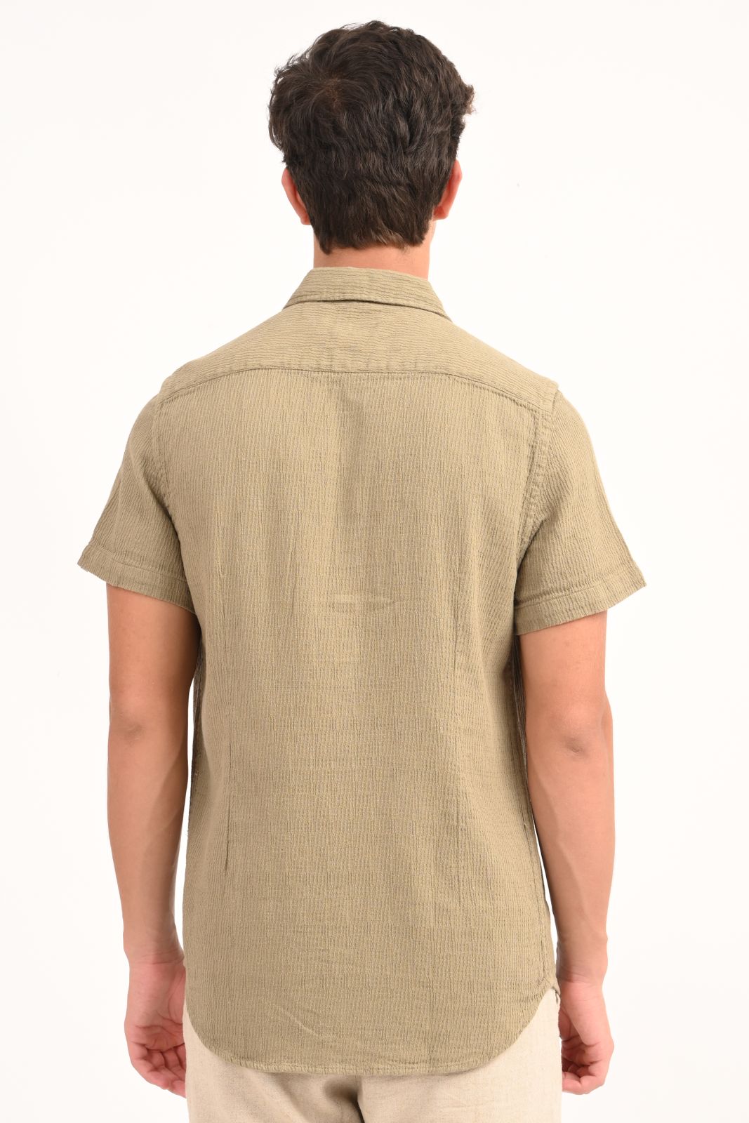 Mens Wendy Pista Structured Solid Shirt