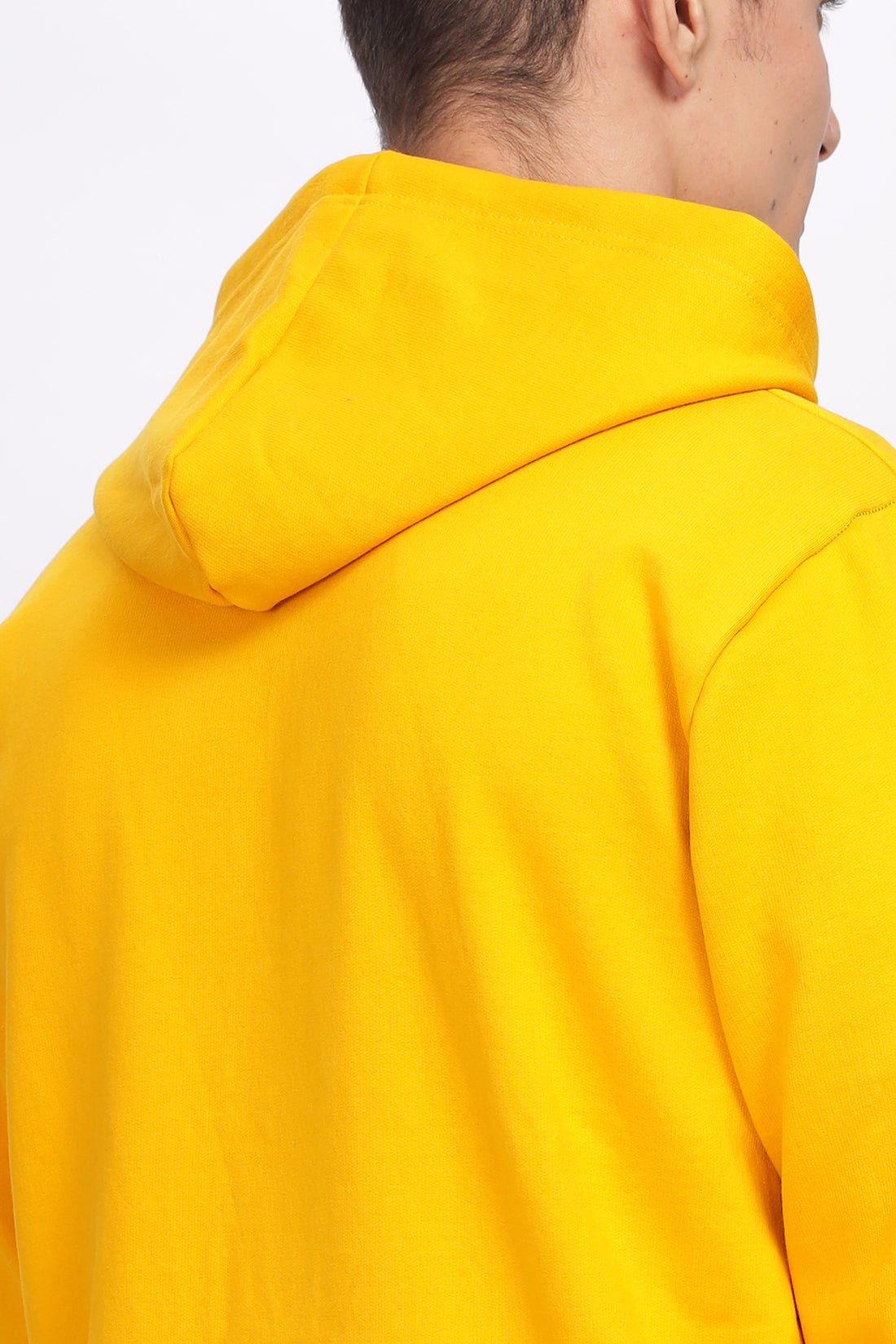 Men Mustard Sweatshirt With Zipper Hoodies
