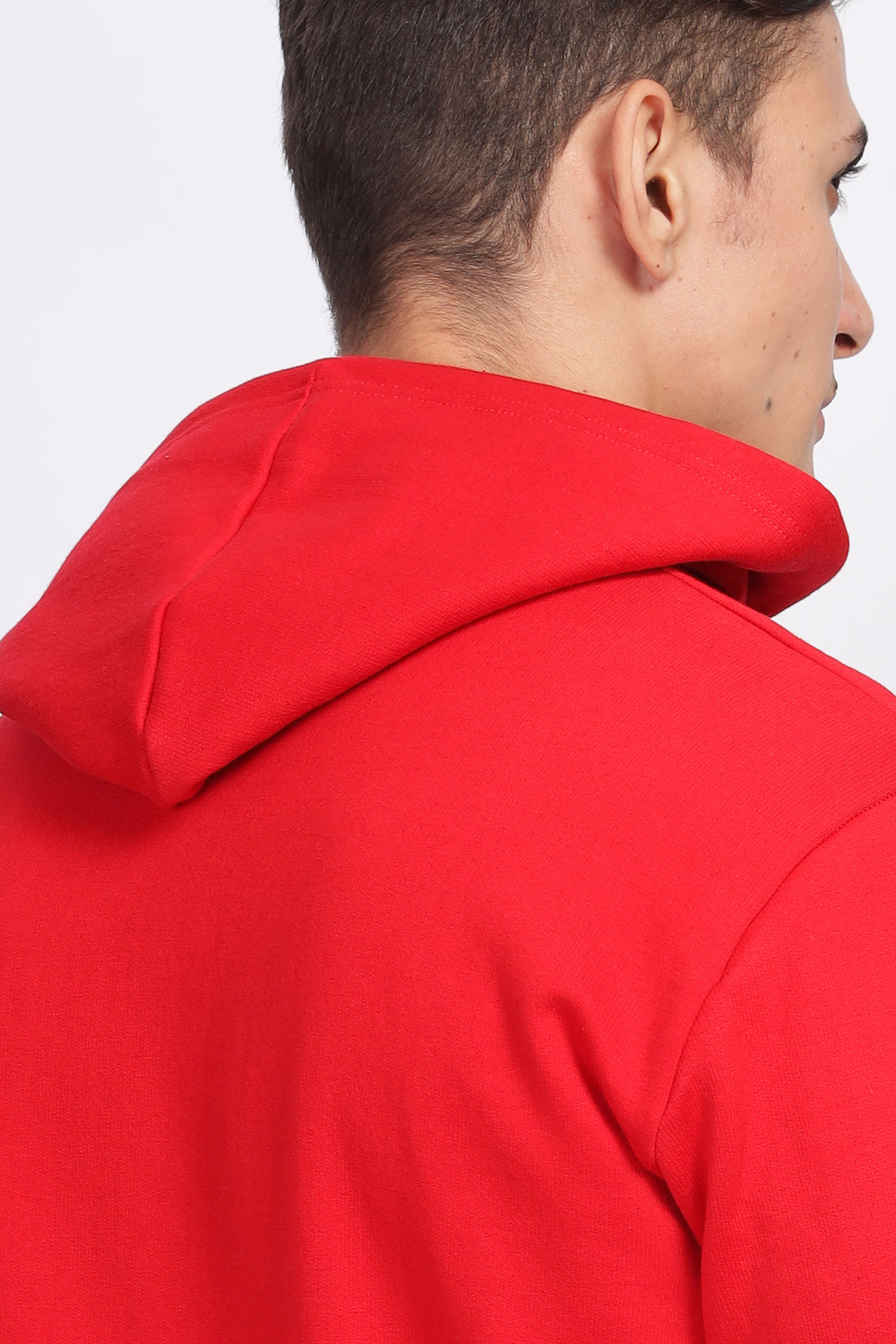 Men Red Sweatshirt With Zipper Hoodies