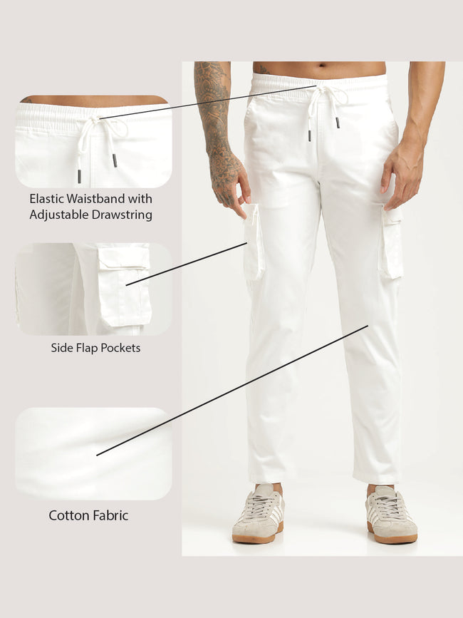 Men Cotton Cargo Trousers