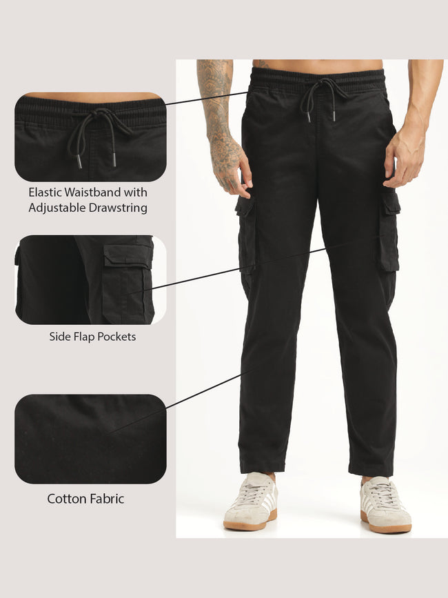 Men Cotton Cargo Trousers
