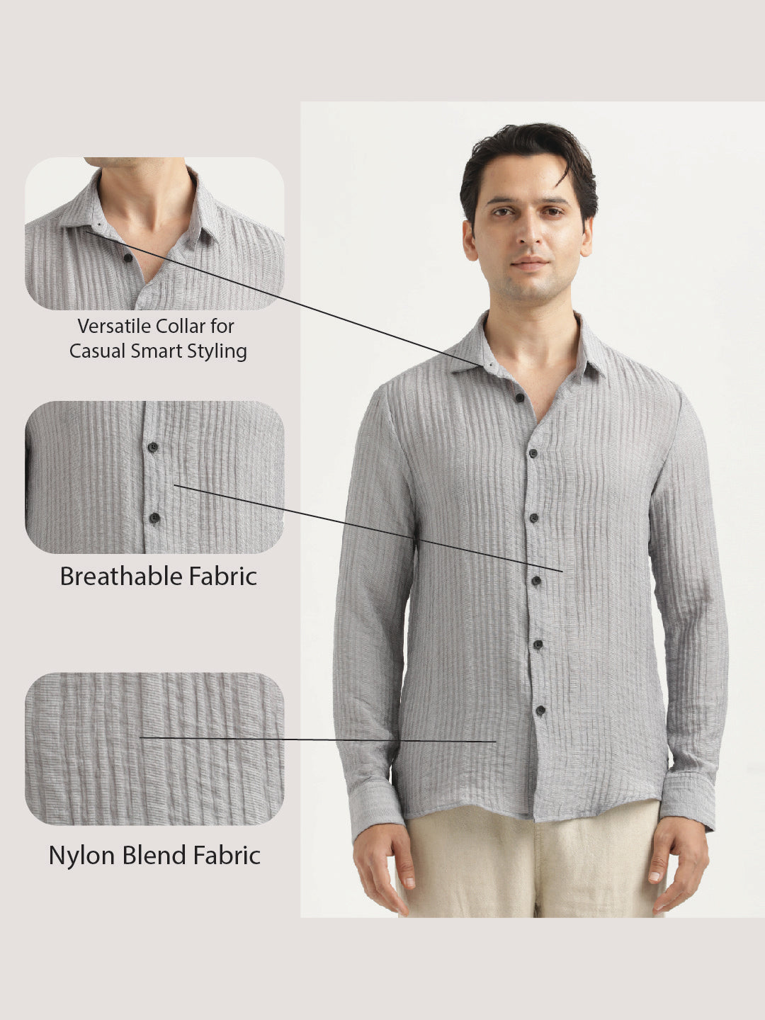Men FeatherLite Nylon Shirt