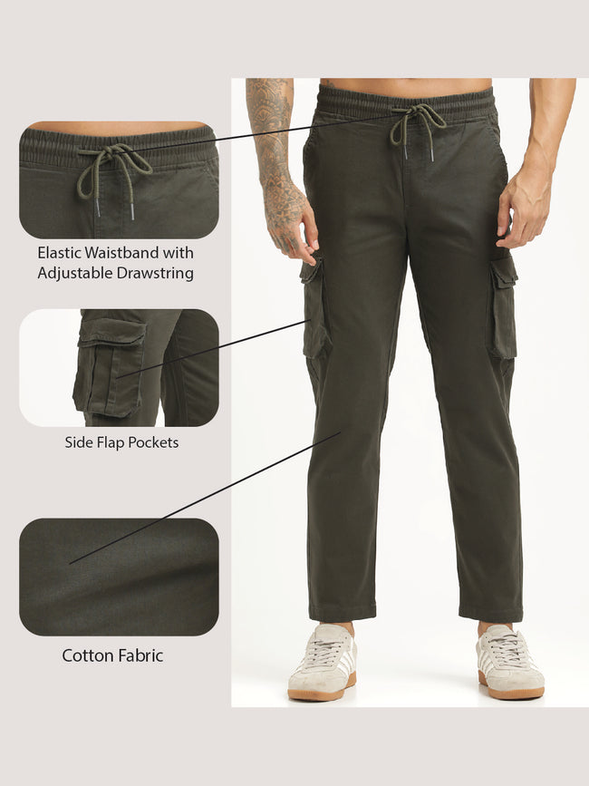 Men Cotton Cargo Trousers