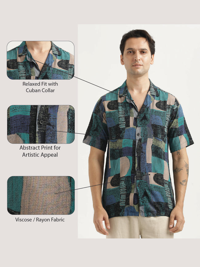 Men Printed Resort Shirt